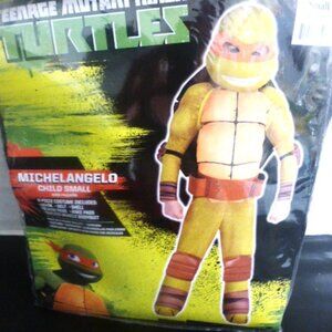 TMNT Halloween COSTUME Size S Teenage Mutant Ninja Turtle Michelangelo Costume